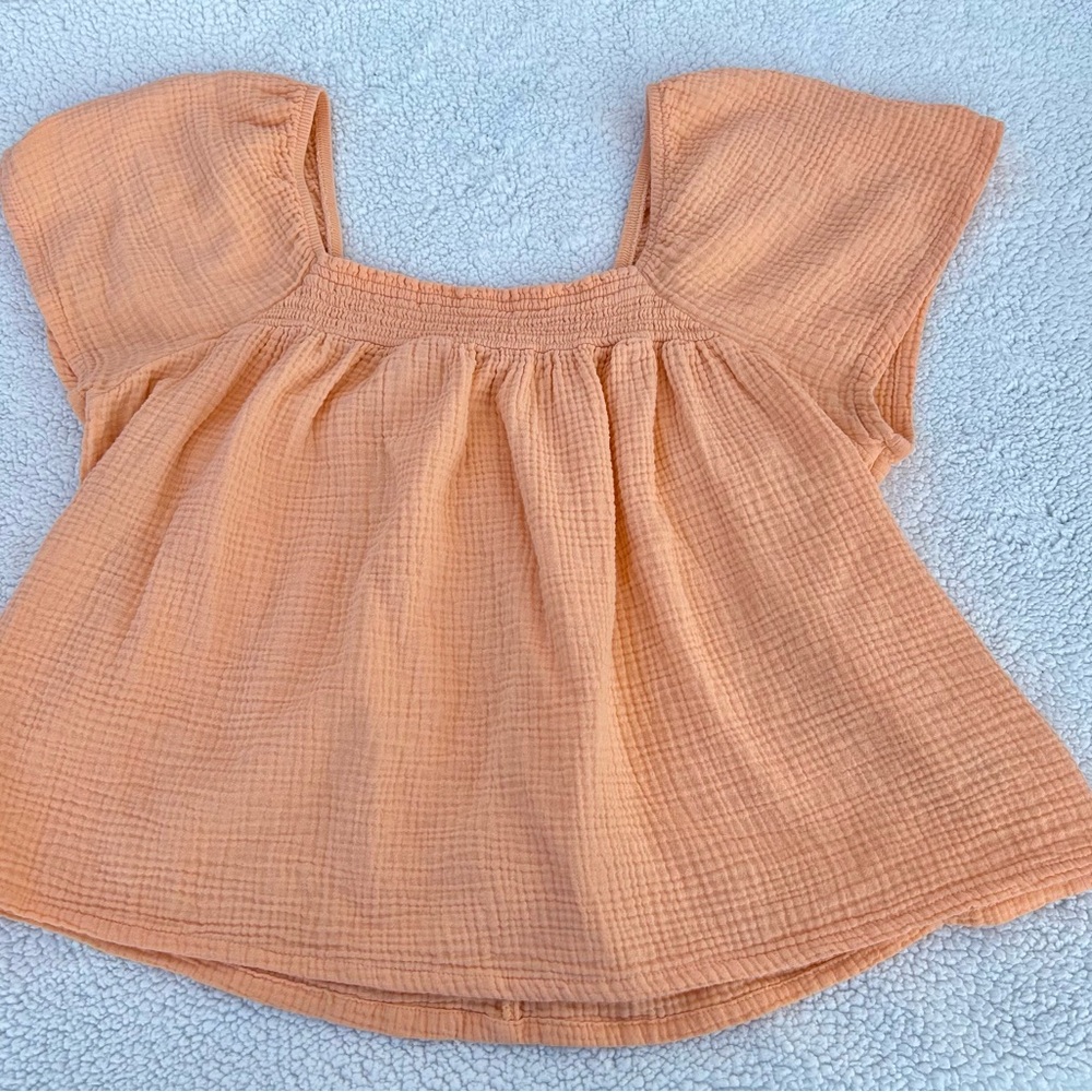 Joyspun Women's Peach Shirt Pullover Sleep Top Gauzy Lightweight Sz. XL